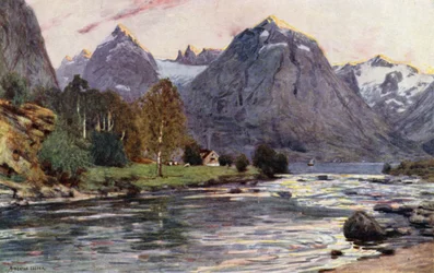 A Salmon River, Stryn, Nord Fjord