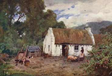Irish Cottage Life in County Donegal