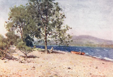 Lake District: Bassenthwaite Lake, a breezy morn