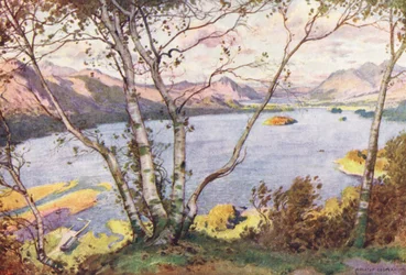 Lake District: Derwentwater and Bassenthwaite Lake, from High Lodore