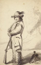 A Rocky Mountain Trapper, Bill Burrow, c.1837