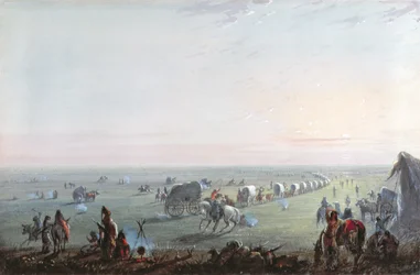 Breaking Up Camp at Sunrise, 1837