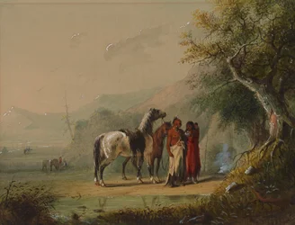 Camp Scene (Sioux)