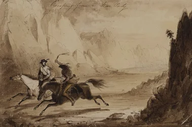 Escaping from a War Party