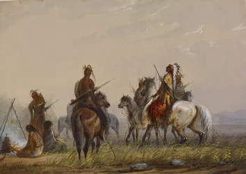 Expedition to Capture Wild Horses - Sioux