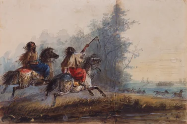 Females, Snake Tribe, Driving Horses