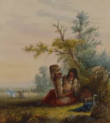 Group of Indian Mother and Children