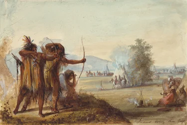 Indians Testing Their Bows, c.1858