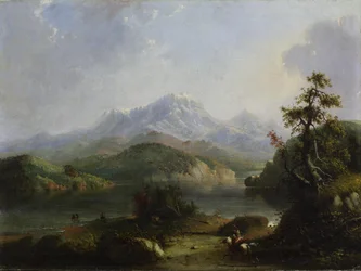 Rocky Mountain Scene, Wind River Mountains