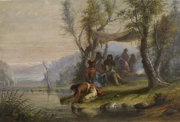 Visit to an Indian Camp