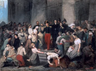 The Duke of Orleans During the Cholera Epidemic, c1830