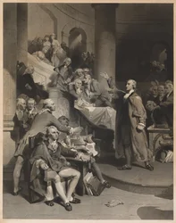 Patrick Henry Delivering His Celebrated Speech in the House of Burgesses, Virginia