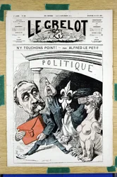Cover of Le Grelot, number 166, Satirical in Colors