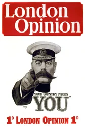 First World War: Recruitment Poster for British Soldiers by Alfred Leete, 1914
