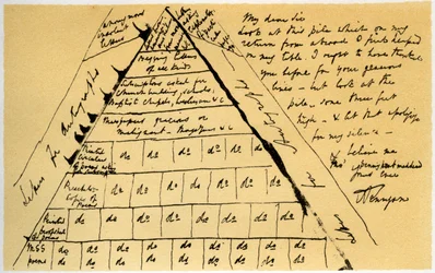 Letter from Lord Alfred Tennyson to William Cox Bennett, 22nd October 1864