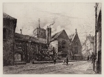 Corpus Christi College and the Tower of St Benet