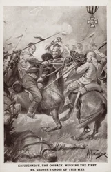 Kriutchkoff, the Cossack, winning the first St George