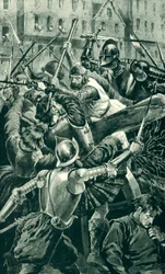 The Earl of Angus and His Spearmen Attacked by Sir Patrick Hamilton