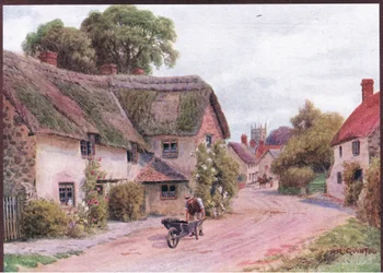 Carhampton, Somerset, from The Cottages and the Village Life of Rural England published by Dent & Sons Limited