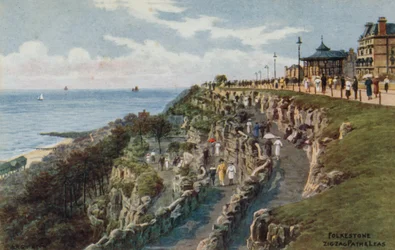 Folkestone, Zig Zag Path and Leas