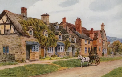 Old Cottages, Broadway, Worcs