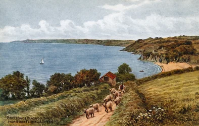 Start Bay and Blackpool Sands, from Stoke Fleming, South Devon