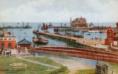 Swing Bridge and Harbour, Lowestoft