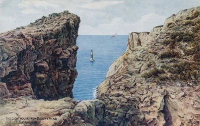 The Lighthouse, from Beachy Head, Eastbourne