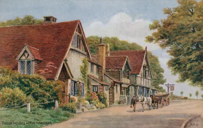 Tudor Houses at Rottingdean