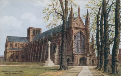 Winchester Cathedral, from the North West