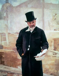 Portrait of Jean-Charles Adolphe Alphand, French engineer