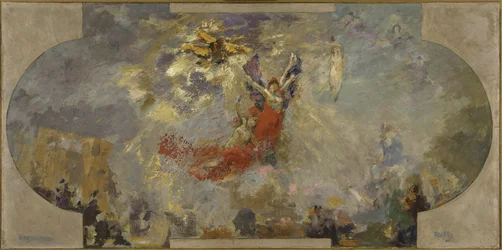 Sketch for the Petit Palais, south gallery: Apotheosis (central ceiling)
