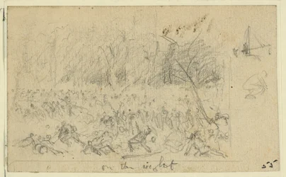 Rough Sketch of a Battle Scene