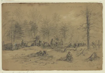 Spot where General Sedgwick was killed