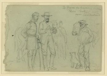 The Prince de Joinville Sketching 