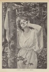 The Echo, painting by A. Seifert