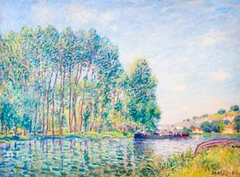 A Bend in the Loing at Moret