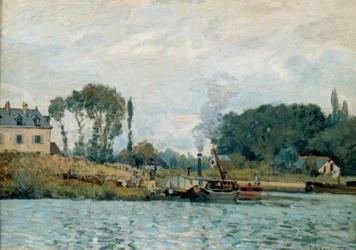 Boats at the Bougival Lock