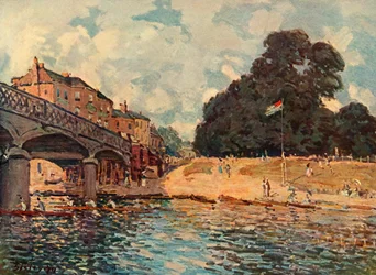 Bridge At Hampton Court, 1874, 1937