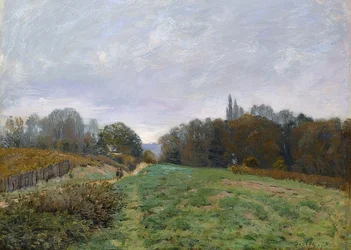 Landscape near Louveciennes. 1873