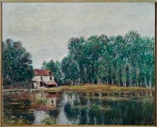 The Edge of the Canal at Moret-sur-Loing