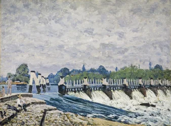 Molesey Weir, Hampton Court