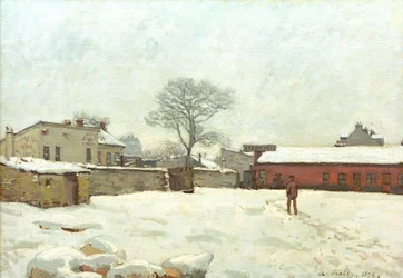 Under the Snow, Farmyard in Marly-le-Roi