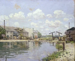 The Canal Saint-Martin, Paris