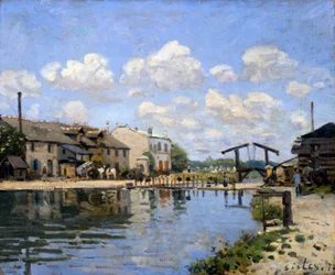 The Canal Saint-Martin, Paris