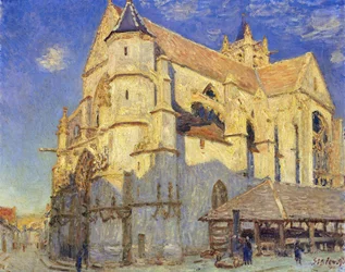 The Church at Moret, Frosty Weather