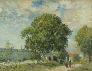 The Entrance to the Village, c.1880