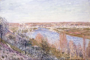 The Village of Champagne at Sunset