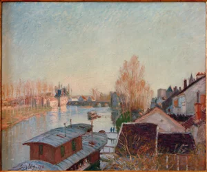 Shore of the Loing at Moret