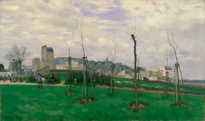 View of Montmartre from the Cité des Fleurs